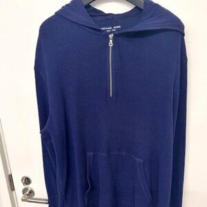 Men's Michael Kors Navy Hoodie.  XXL
